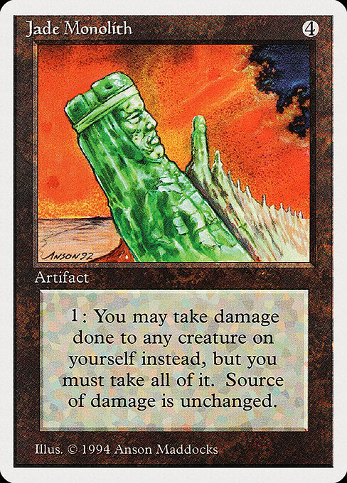 Jade Monolith — art by Anson Maddocks