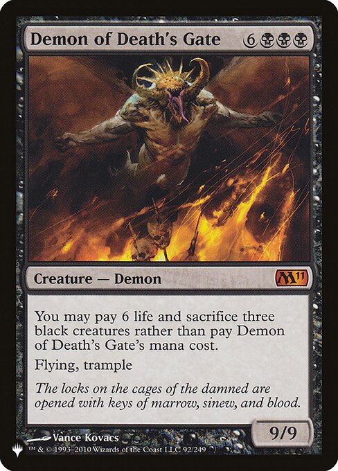 Demon of Death's Gate — art by Vance Kovacs
