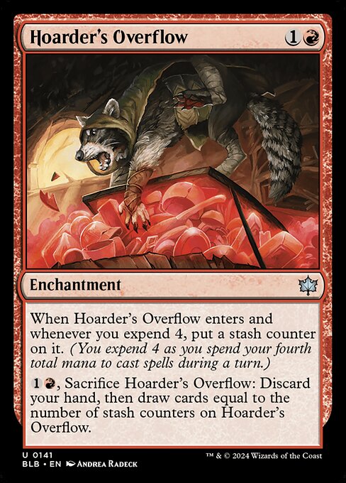 Hoarder's Overflow — art by Andrea Radeck