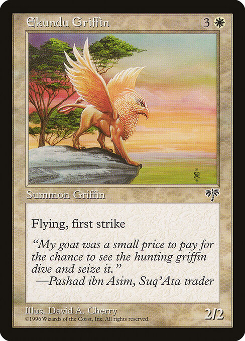 Ekundu Griffin — art by David A. Cherry