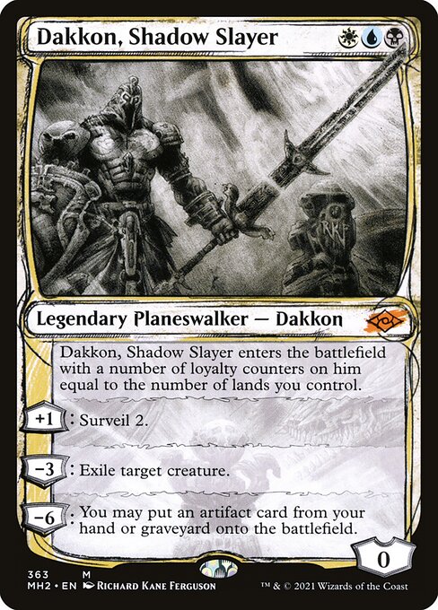 Dakkon, Shadow Slayer — art by Richard Kane Ferguson