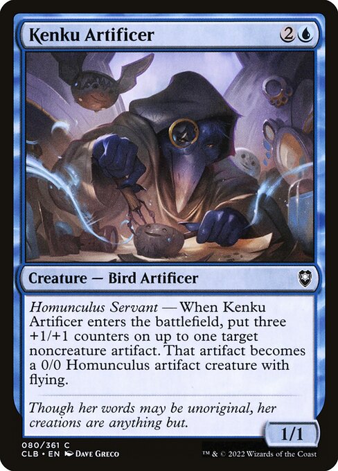Kenku Artificer — art by Dave Greco