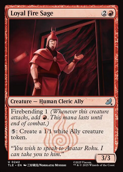 Loyal Fire Sage — art by Norikatsu Miyoshi