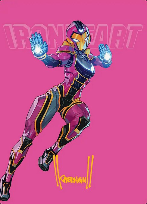 Ironheart, Clever Champion // Ironheart, Clever Champion — art by Kael Ngu