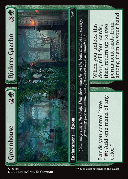 Greenhouse // Rickety Gazebo — art by John Di Giovanni