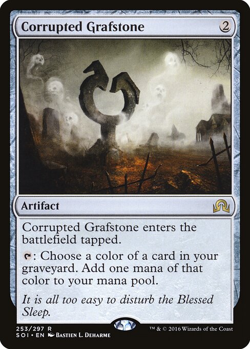 Corrupted Grafstone — art by Bastien L. Deharme
