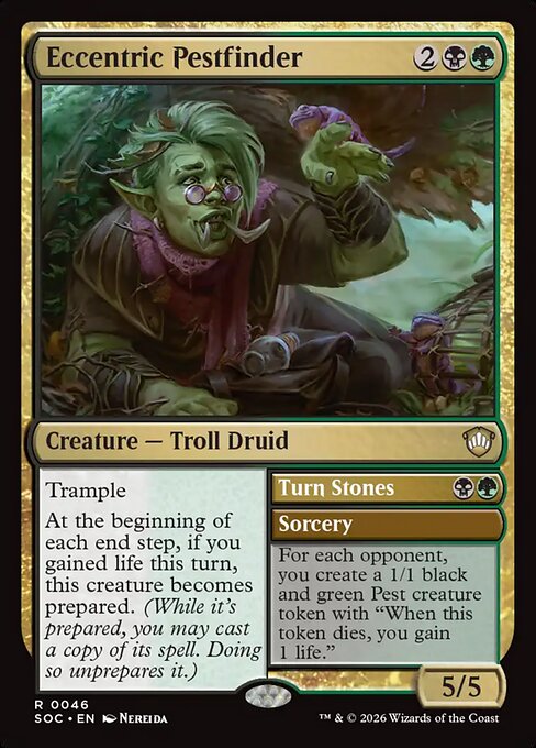 Eccentric Pestfinder // Turn Stones — art by Nereida