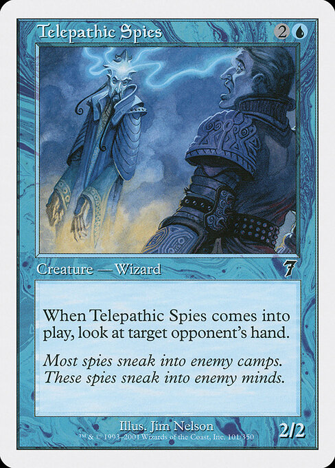 Telepathic Spies — art by Jim Nelson