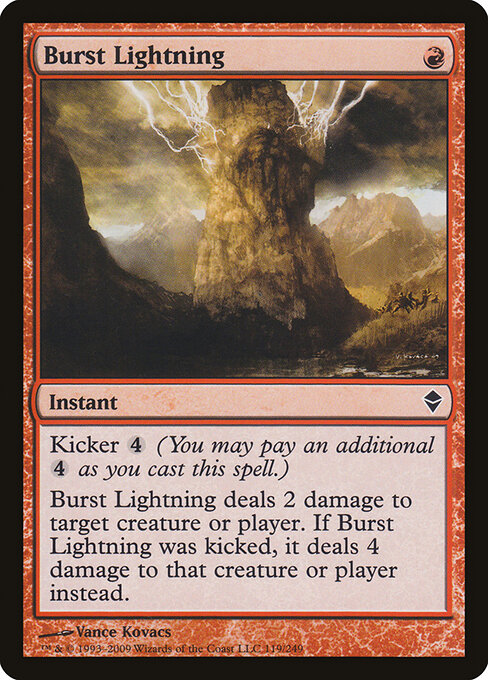 Burst Lightning — art by Vance Kovacs