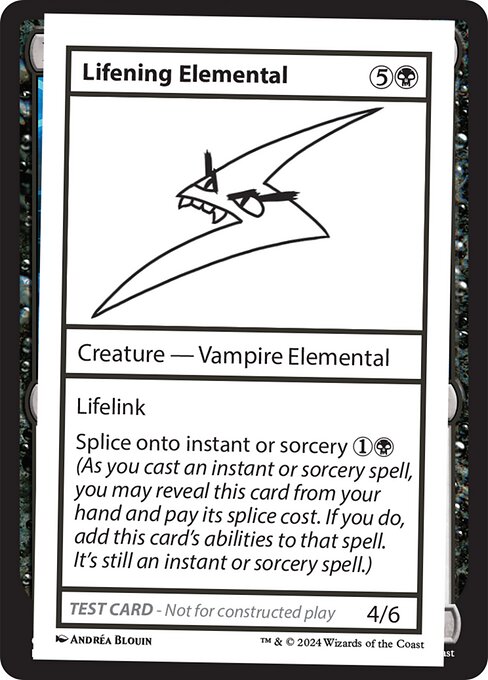 Lifening Elemental — art by Andréa Blouin