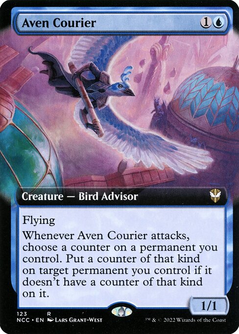 Aven Courier — art by Lars Grant-West