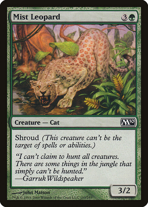 Mist Leopard — art by John Matson
