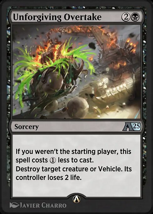 Unforgiving Overtake — art by Javier Charro