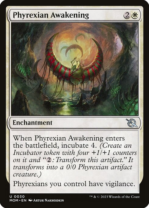 Phyrexian Awakening — art by Artur Nakhodkin
