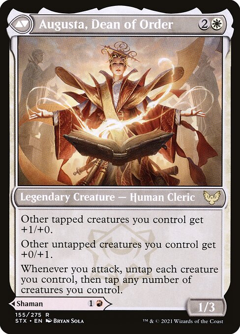 Plargg, Dean of Chaos // Augusta, Dean of Order — art by Bryan Sola