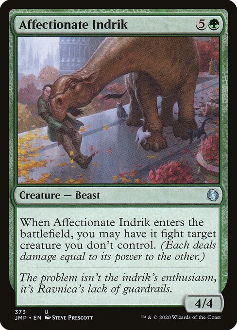 Affectionate Indrik — art by Steve Prescott