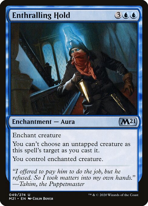 Enthralling Hold — art by Colin Boyer
