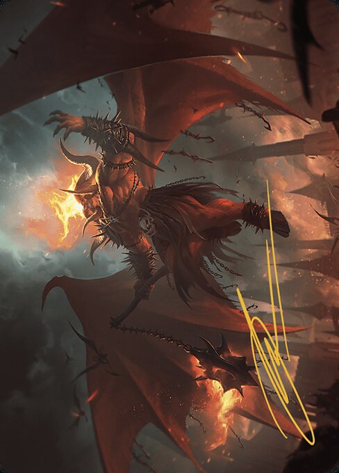 Rakdos, Patron of Chaos // Rakdos, Patron of Chaos — art by Joshua Raphael