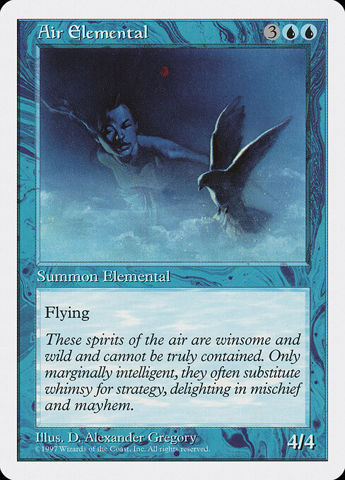 Air Elemental — art by D. Alexander Gregory