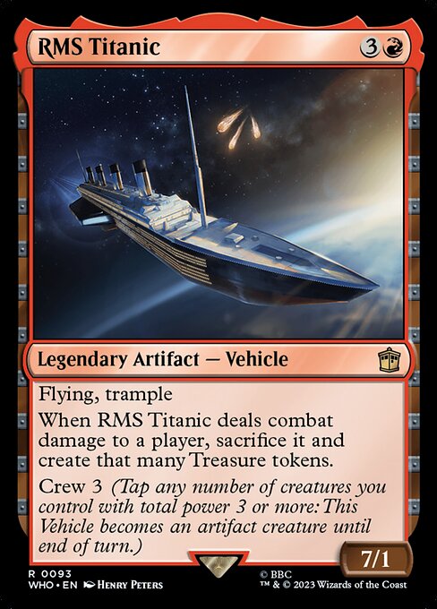 RMS Titanic — art by Henry Peters