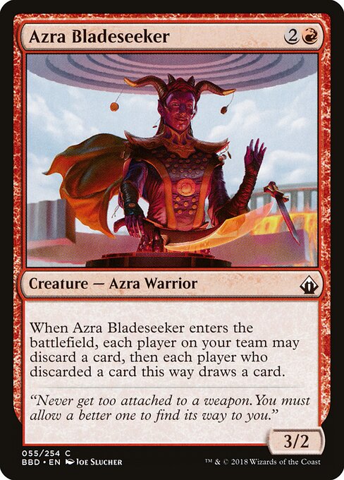 Azra Bladeseeker — art by Joe Slucher