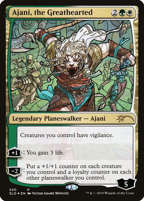 Ajani, the Greathearted — art by Victor Adame Minguez