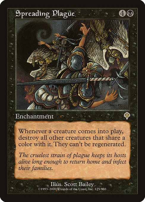 Spreading Plague — art by Scott Bailey
