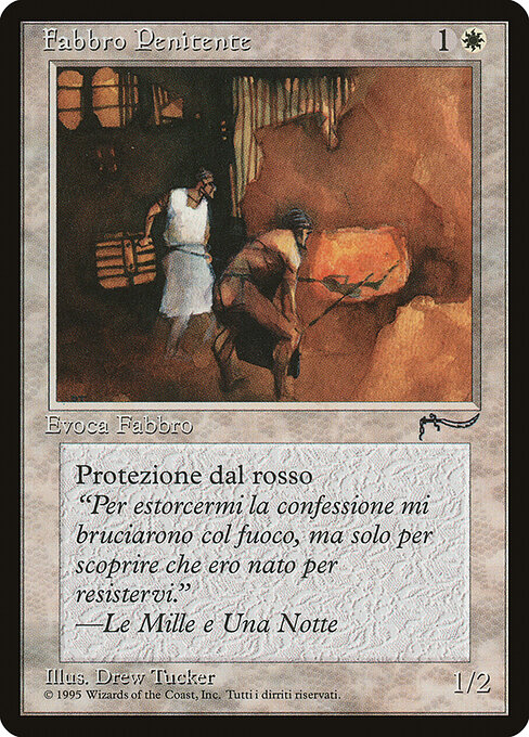 Repentant Blacksmith — art by Drew Tucker