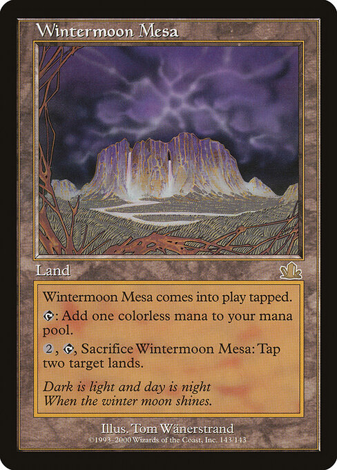 Wintermoon Mesa — art by Tom Wänerstrand