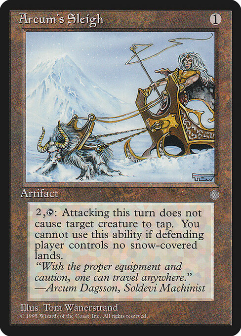 Arcum's Sleigh — art by Tom Wänerstrand