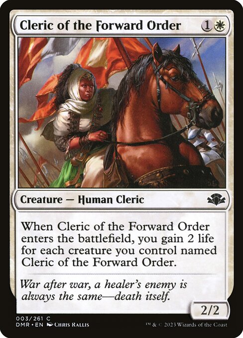 Cleric of the Forward Order — art by Chris Rallis