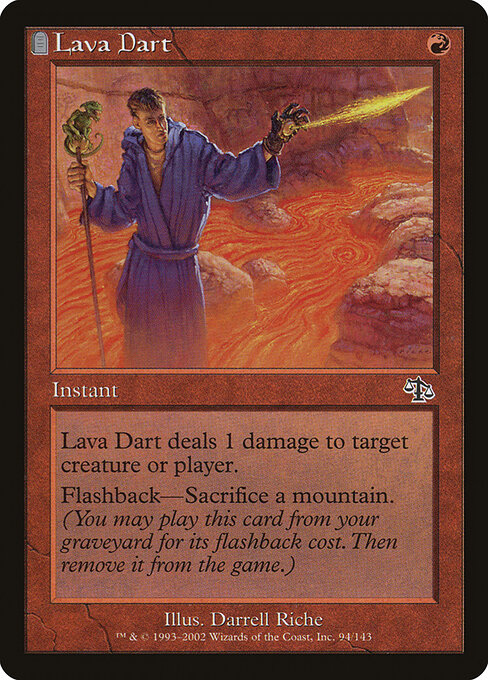 Lava Dart — art by Darrell Riche