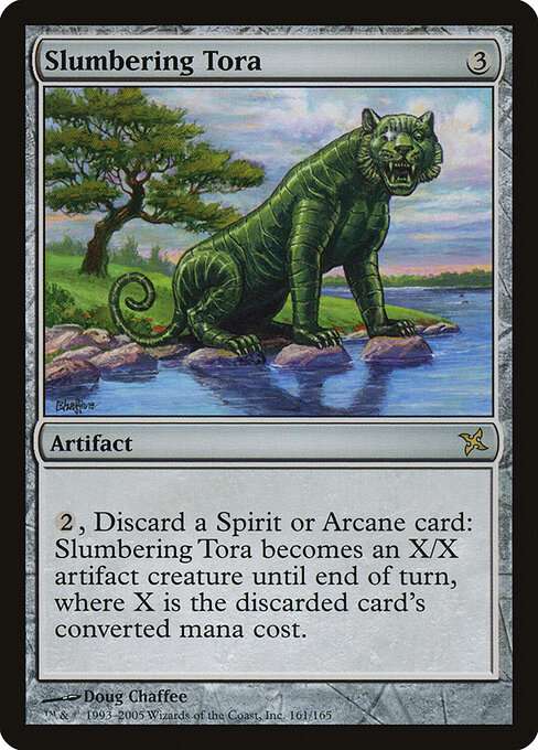 Slumbering Tora — art by Doug Chaffee