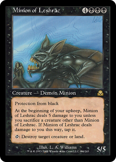 Minion of Leshrac — art by Allen Williams