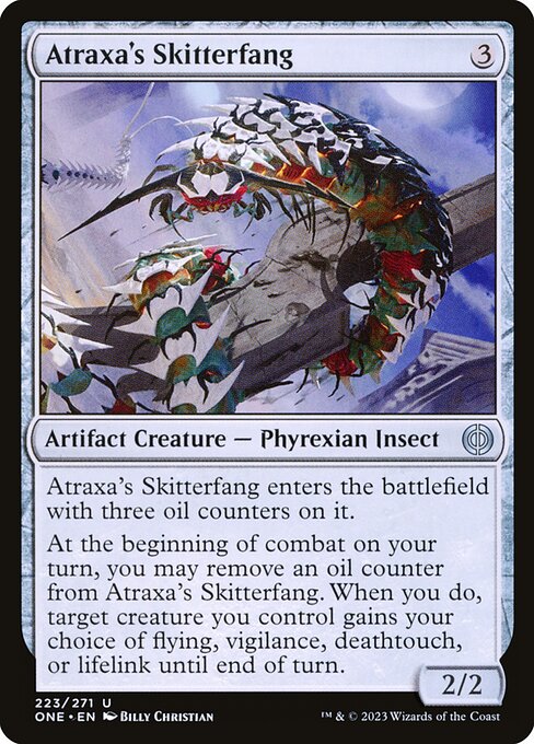 Atraxa's Skitterfang — art by Billy Christian