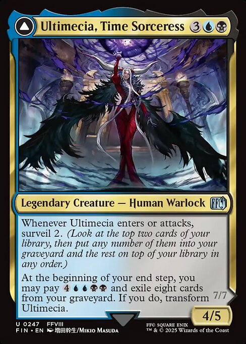 Ultimecia, Time Sorceress // Ultimecia, Omnipotent — art by Mikio Masuda