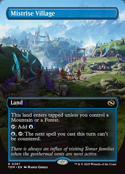 Mistrise Village — art by Marco Gorlei