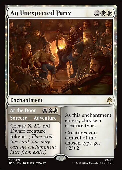 An Unexpected Party // At the Door — art by Matt Stewart