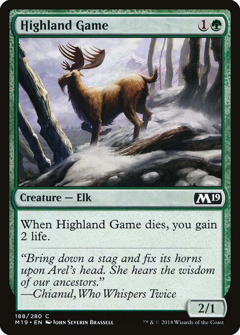 Highland Game — art by John Severin Brassell