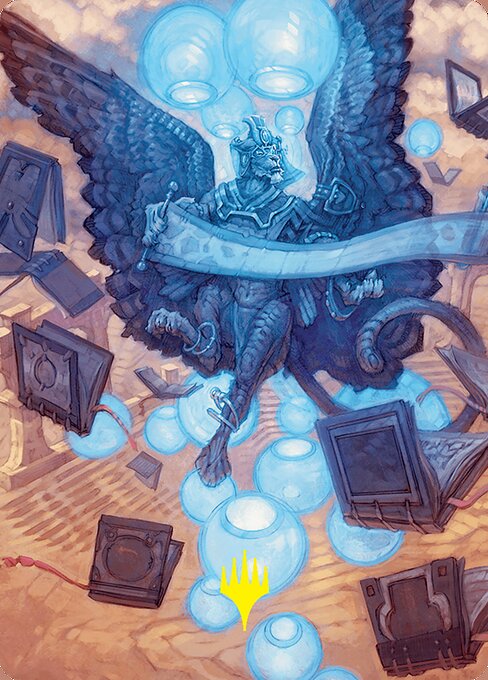 Sphinx of Forgotten Lore // Sphinx of Forgotten Lore — art by Chuck Lukacs
