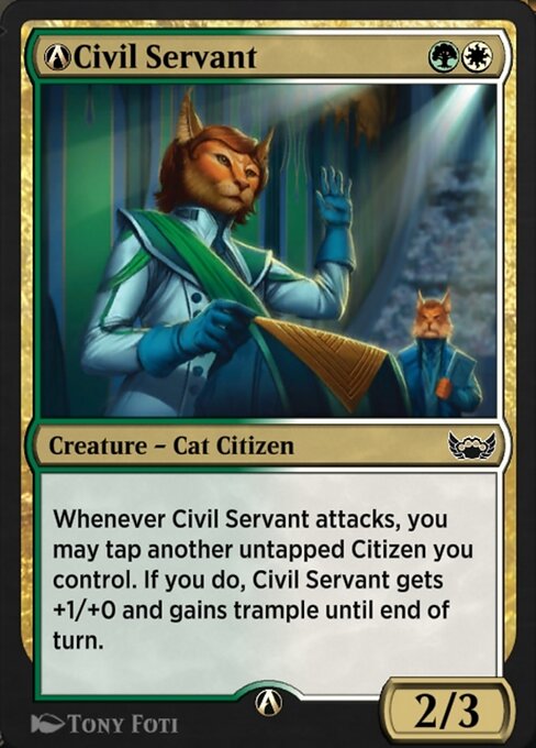 A-Civil Servant — art by Tony Foti