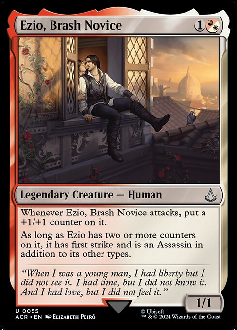 Ezio, Brash Novice — art by Elizabeth Peiró