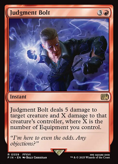 Judgment Bolt — art by Billy Christian