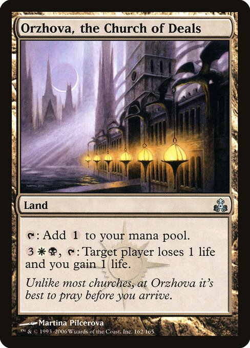 Orzhova, the Church of Deals — art by Martina Pilcerova