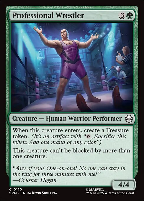 Professional Wrestler — art by Kevin Sidharta