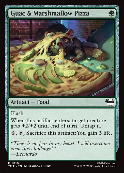 Guac & Marshmallow Pizza — art by Brandon L. Hunt