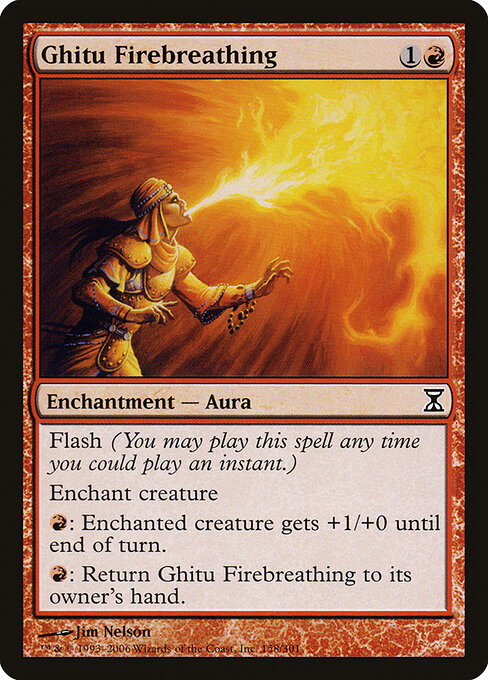 Ghitu Firebreathing — art by Jim Nelson