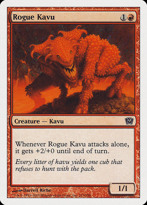 Rogue Kavu — art by Darrell Riche