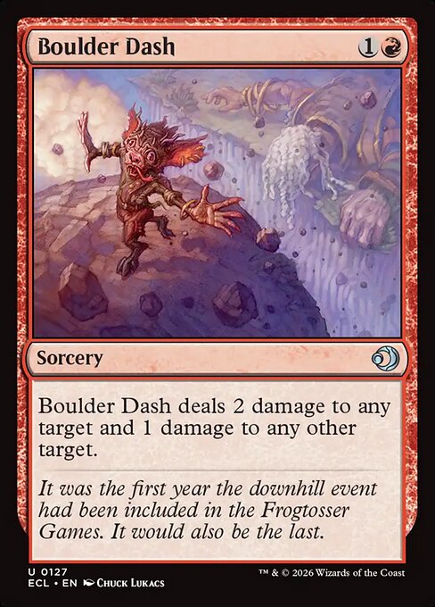 Boulder Dash — art by Chuck Lukacs