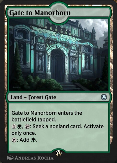 Gate to Manorborn — art by Andreas Rocha